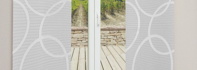 Flächenvorhänge in Fertiggroessen