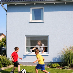 Fenster-Rollo mit Insektenschutz für Haus und Wohnräume