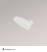 Vorschau Doppelrollo Endkappe für Abschlussprofil Design #1W weiß