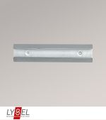 silber Vorschau Lysel - Verbinder Innenlaufstangen einfach für Stangen Ø 16mm #1W silber