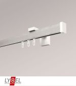 silber Vorschau SET Coral 160cm mit Endstücke Quadro in Silber #1W silber