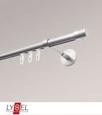 edelstahl-optik Vorschau Lysel - SET Opal Innenlauf I 160cm Träger geschlossen mit Endstücke Zylinder in Edelstahl-Optik #1W edelstahl-optik