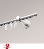 edelstahl-optik Vorschau Lysel - SET Opal Innenlauf I 160cm Träger offen mit Endstücke Zylinder in Edelstahl-Optik #1W edelstahl-optik