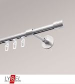 edelstahl-optik Vorschau SET Topaz Innenlauf I 160cm Träger geschlossen mit Endstücke Zylinder in Edelstahl-Optik #1W edelstahl-optik