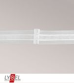transparent 1:2 Vorschau Faltenband 1:1,5 breit #1Iw transparent 1:2