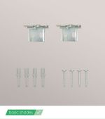 silber Vorschau SET Ersatzteile für Alujalousie 25mm #0B silber