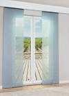 Graublau Vorschau Lysel - Schiebegardine Daloa #1W in Beige Graublau