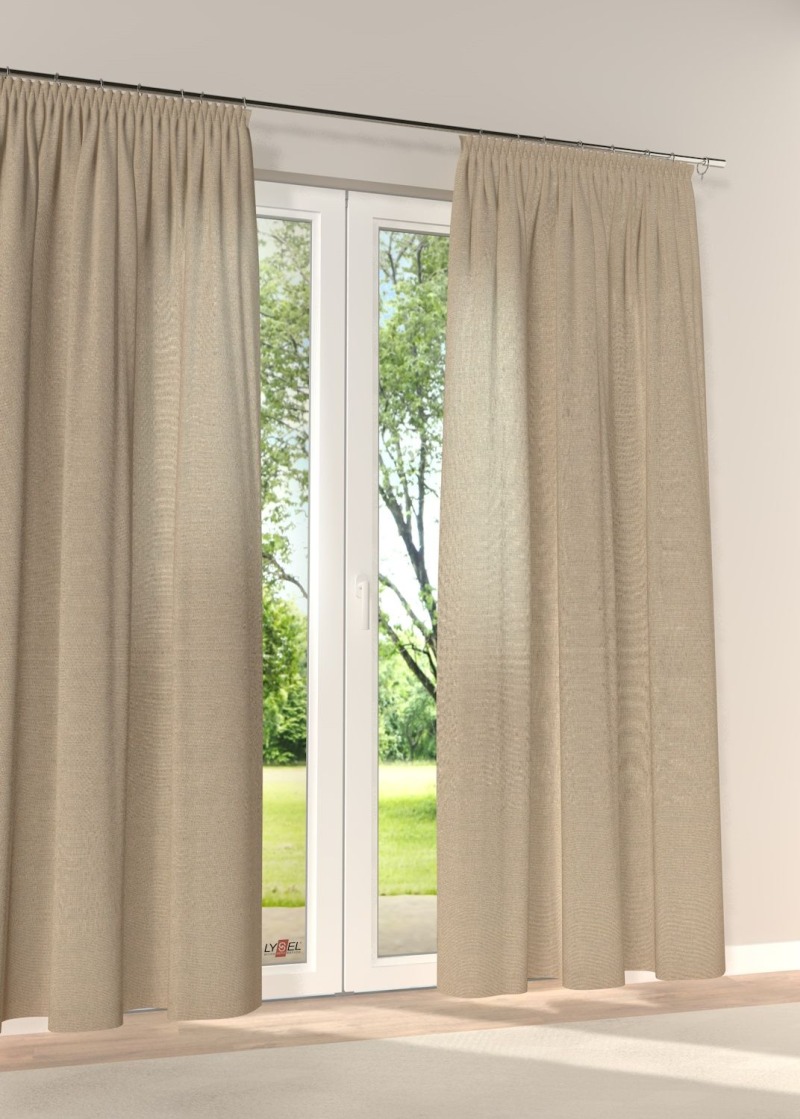 Dekoschal in beige
