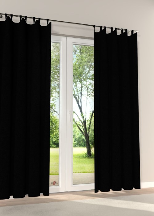 Schlaufenschal von Lysel - Camargo #2T in schwarz