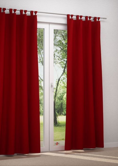 Schlaufenschal in rot