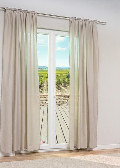 Dekoschal von Lysel - Kobuk #1W in Beige