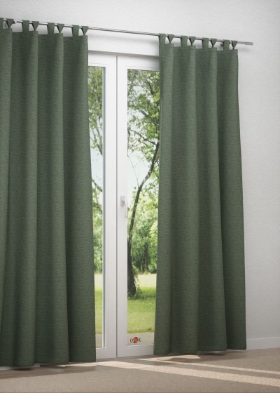 Schlaufenschal von Lysel - Benitez  #2T in blau-beige