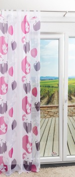 pink-violett Vorschau Lysel Outlet - Schlaufenschal Blätterkreise Pink-Violett #1W pink-violett