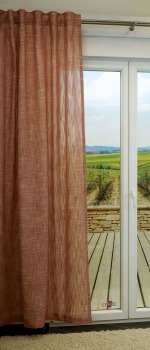 rotbraun Vorschau Zugbandschal Linen limettengrün #0E rotbraun