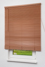 Walnuss Vorschau Lysel Outlet - Holzjalousie 25mm Walnuss #1W Walnuss