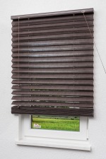 Braun Vorschau Lysel Outlet - Jalousie mit Plissee-Effekt Braun #1W Braun
