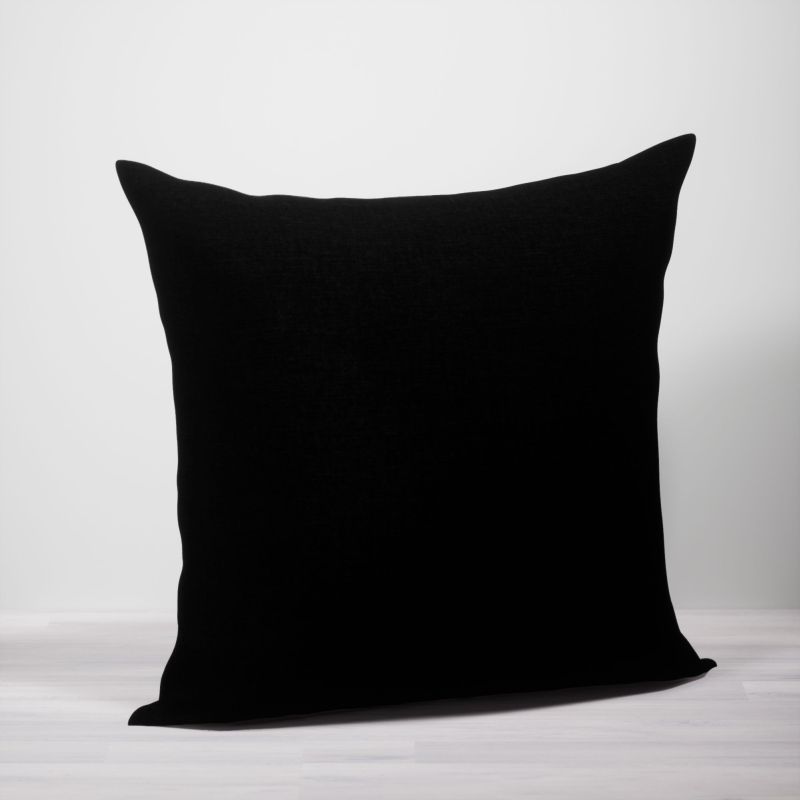 Dekokissen quadratisch in schwarz
