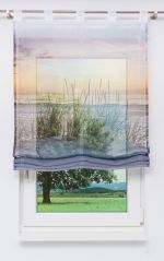 natur Vorschau Lysel - Raffrollo Sunset natur #1W natur