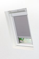 hellgrau Vorschau Lysel Outlet - Qualitätsdachfensterrollo abdunkelnd hellgrau #1W hellgrau