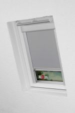 hellgrau Vorschau Lysel Outlet - Qualitätsdachfensterrollo abdunkelnd hellgrau #1W hellgrau