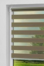braungrau Vorschau CleverFix Doppelrollo Cremeweiß #0B braungrau
