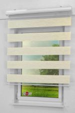 graubbeige Vorschau Doppelrollo Struktura Graubbeige #0B graubbeige
