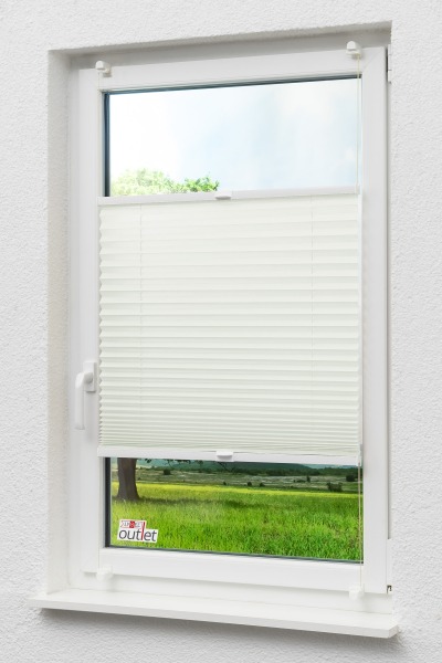 Lysel Outlet - Plissee Select Crush Hellelfenbein