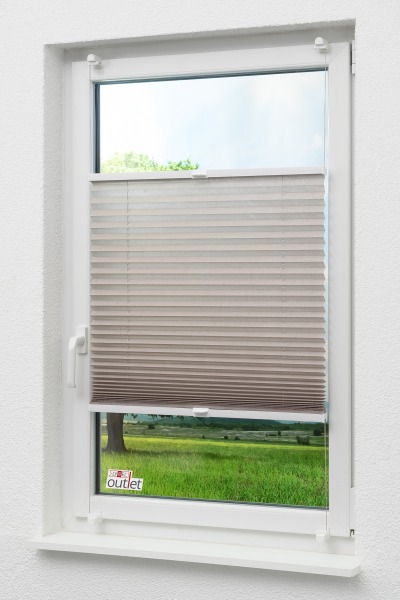 Lysel Outlet - Plissee Select Braungrau #1W