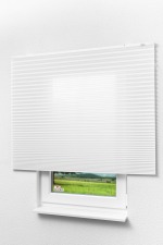 Reinweiß Vorschau Lysel Outlet - Plissee Thermo freihängend Reinweiß #1W Reinweiß