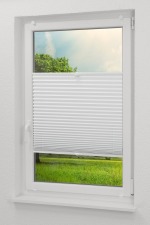 reinweiß Vorschau CleverFix Plissee Thermo #0B reinweiß