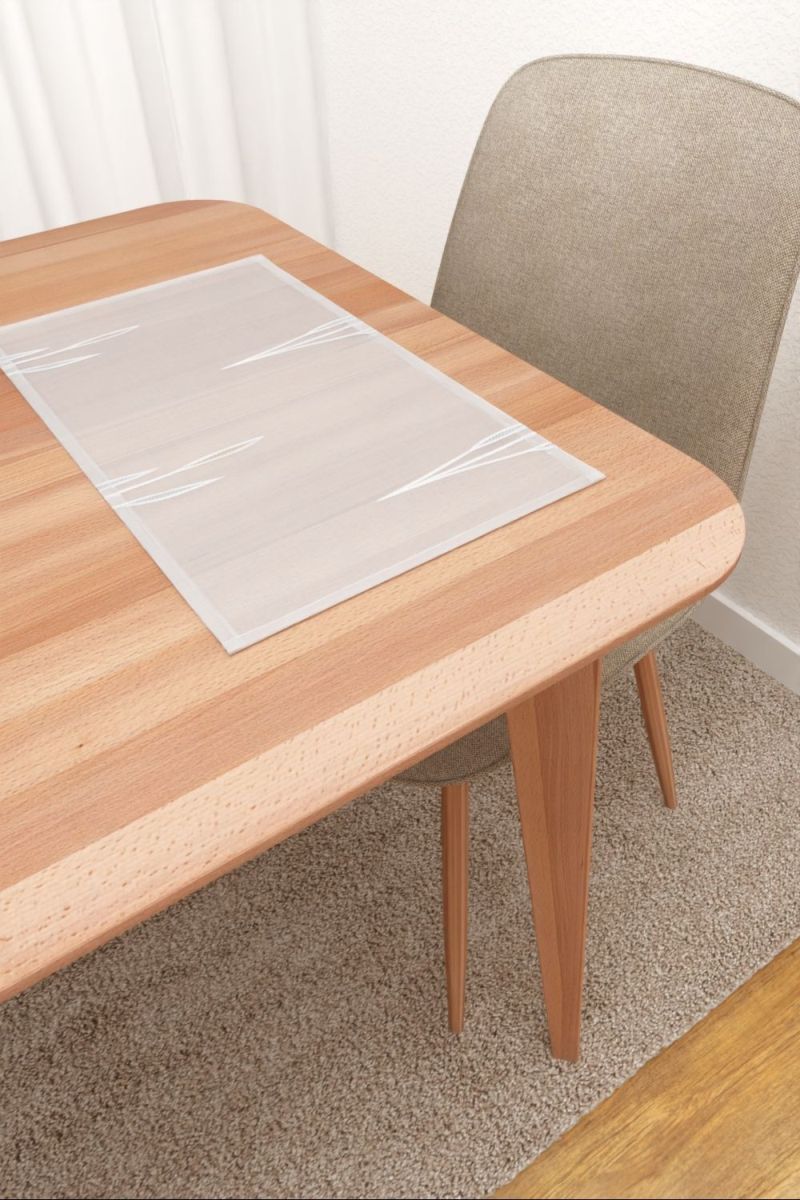 Platzdeckchen von Lysel - Palancar #3J in beige-grau