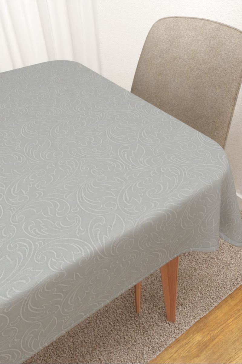 Tischdecke eckig von Lysel - Capulin #3J in grau