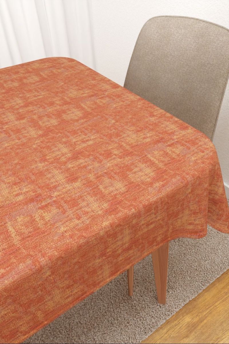 Tischdecke eckig von Lysel - Yucatan #3J in orangerot