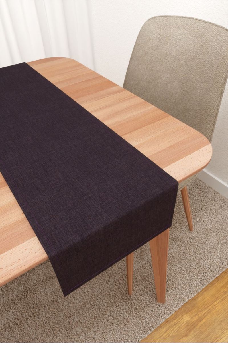 Tischlufer von Lysel - Camargo #3J in aubergine