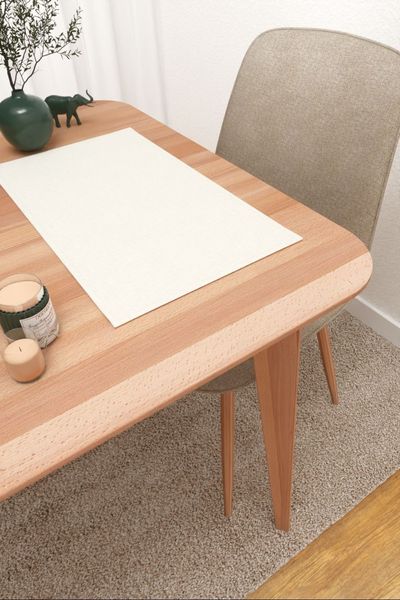 Platzdeckchen von Lysel - Bacalar #3J in perlweiß