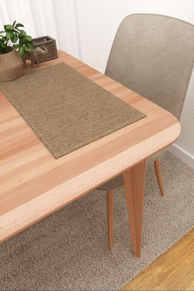 Platzdeckchen von Lysel - Matehuala #3J in braunbeige