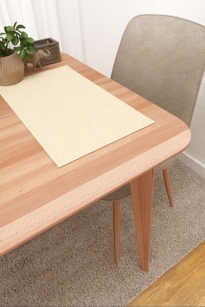 Platzdeckchen von Lysel - Matehuala #3J in elfenbein