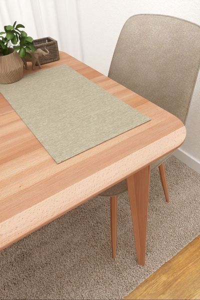 Platzdeckchen von Lysel - Matehuala #3J in graubeige