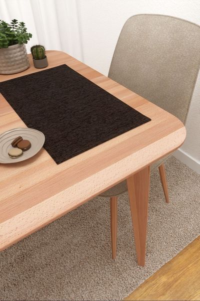 Platzdeckchen von Lysel - Matehuala #3J in schokobraun