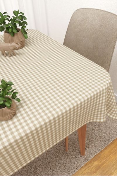 Tischdecke eckig von Lysel - Mardin #3J in beige