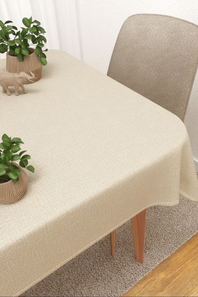 Tischdecke eckig von Lysel - Bacalar #3J in beige
