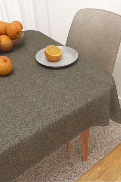 Tischdecke eckig von Lysel - Benitez  #3J in graubeige