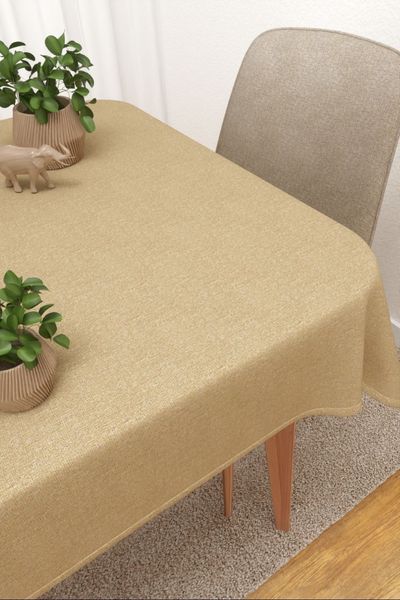 Tischdecke eckig von Lysel - Benitez  #3J in sand