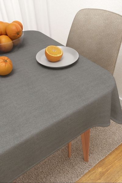 Tischdecke eckig von Lysel - Chaparro #3J in steingrau