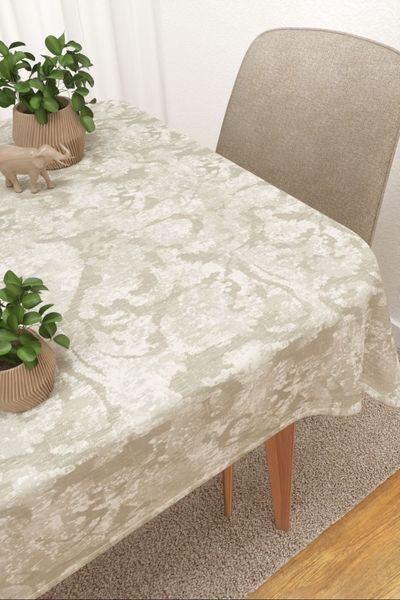 Tischdecke eckig von Lysel - Tepic #3J in beige