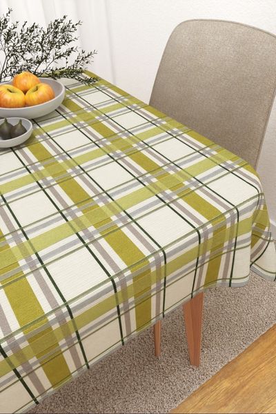 Tischdecke eckig von Lysel - Chinton #3J in grn