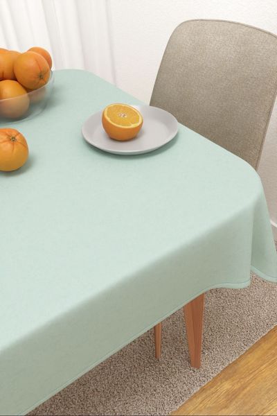 Tischdecke eckig von Lysel - Matehuala #3J in mintgrün