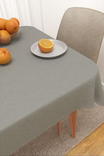 Tischdecke eckig von Lysel - Matehuala #3J in silbergrau