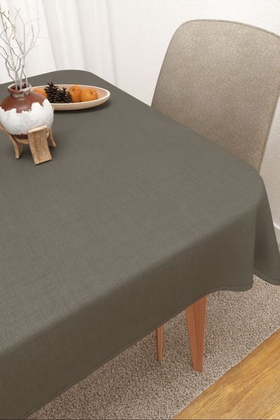 Tischdecke eckig von Lysel - Morias #3J in rehbraun