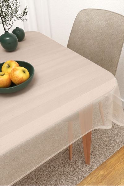 Tischdecke eckig von Lysel - Sangola #3J in cremewei